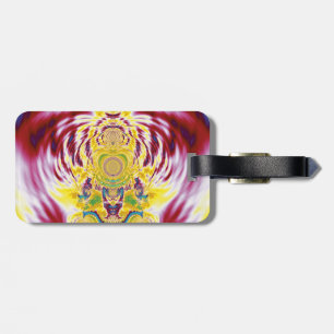 Étiquette À Bagage Printemps rouge