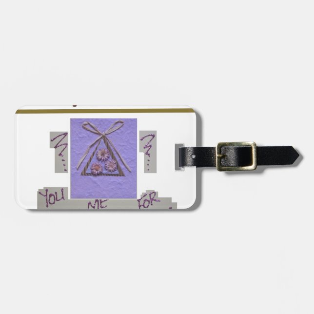 Étiquette À Bagage Professeur, vous m'apprenez à espérer pour le meil (Devant horizontal)