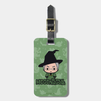 Étiquette À Bagage Professor McGonagall Cartoon Character Art