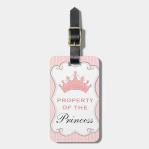Étiquette À Bagage Propriété de la princesse Tiara Luggage Tag