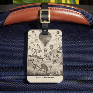 Étiquette À Bagage Publicité Française Pour Le Fabricant De Ballons