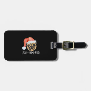 Étiquette À Bagage Pug drôle de Noël Maman Papa Chien Pyjama Oversize