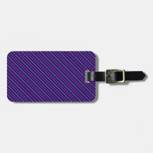 Étiquette À Bagage Purples répartis