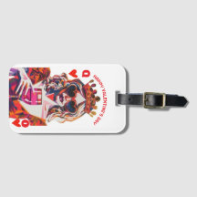 Queen of Hearts Pop Art Spiral Notebook