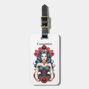 Étiquette À Bagage Queen of Spades Thunder_Cove