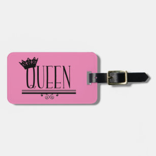 Étiquette À Bagage "QUEEN" - Vraiment fabuleux !