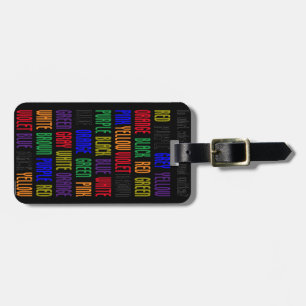 Étiquette À Bagage Quelle est ma couleur ?