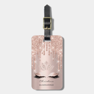 Étiquette À Bagage Quinceañeras Sweet 16e perche de diamant étincelan