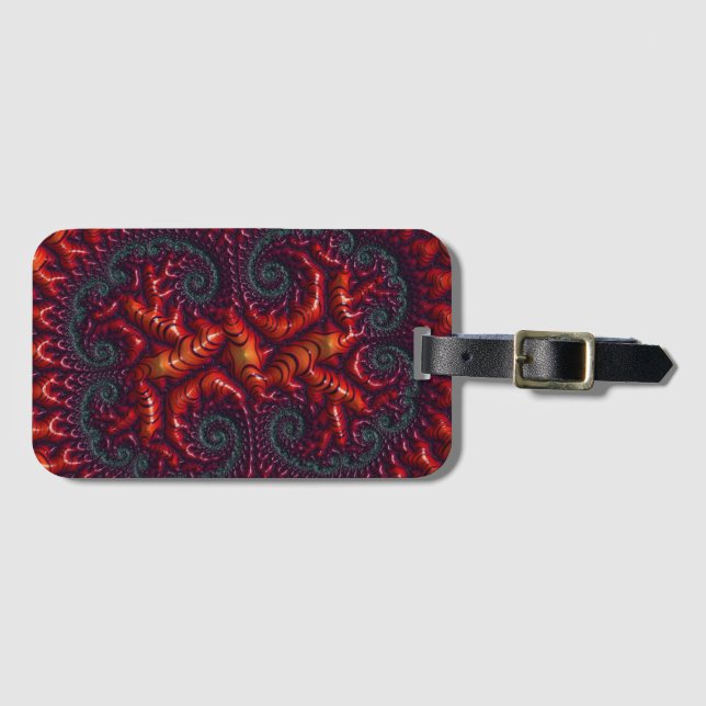 Étiquette À Bagage Racines - Balise d'identification des bagages pers (Devant Horizontal)