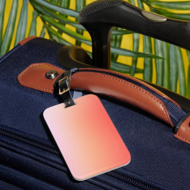 Étiquette À Bagage Radiant Pastel Sunset Gradient (Insitu Rectoal 1)