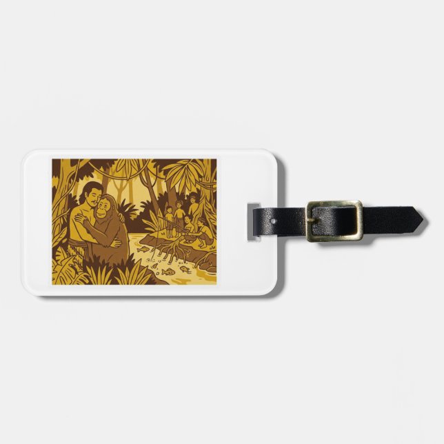 Étiquette À Bagage Rakup Beliang (Devant horizontal)