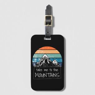 Étiquette À Bagage Randonnée - Emmène-moi dans les montagnes