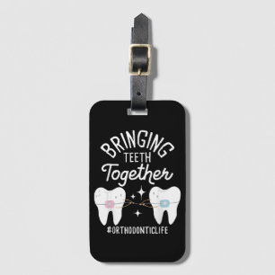 Étiquette À Bagage Rapprocher les dents - Orthodontiste