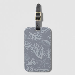 Étiquette À Bagage Récif coralien de style de hippie