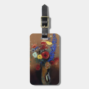 Étiquette À Bagage Redon : Fleurs sauvages, C1912