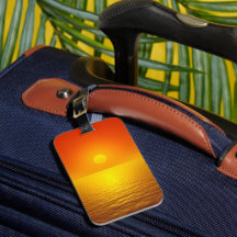 Réflexion du coucher de soleil