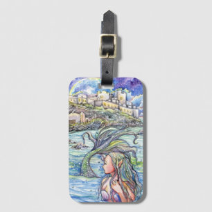 Étiquette À Bagage Regarder l'Imaginaire Mermaid Art