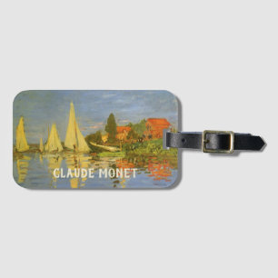 Étiquette À Bagage Régate à Argenteuil par Claude Monet