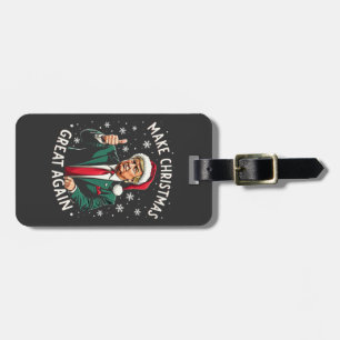 Étiquette À Bagage Rendre Noël super à nouveau moche Noël Sweat Trump