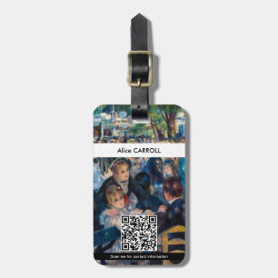 Étiquette À Bagage Renoir - Bal au moulin de la Galette - Code QR