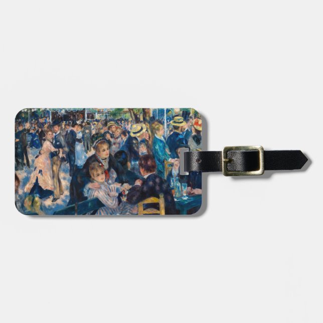 Étiquette À Bagage Renoir - Danse au Moulin de la Galette (Devant horizontal)