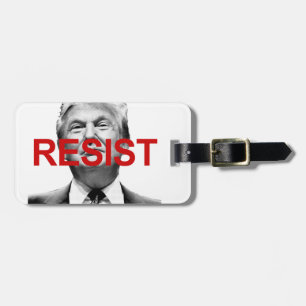 Étiquette À Bagage Résister à Trump