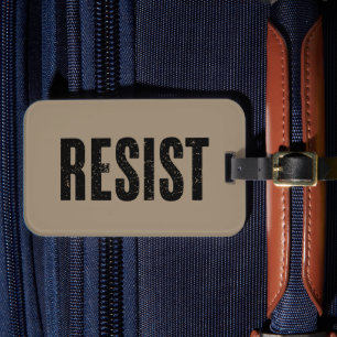 Étiquette À Bagage Résister à Trump Manifestation anti-Trump Anti-man
