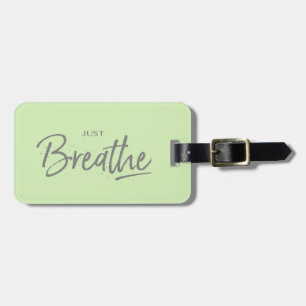 Étiquette À Bagage Respire, Yoga, Citation Zen