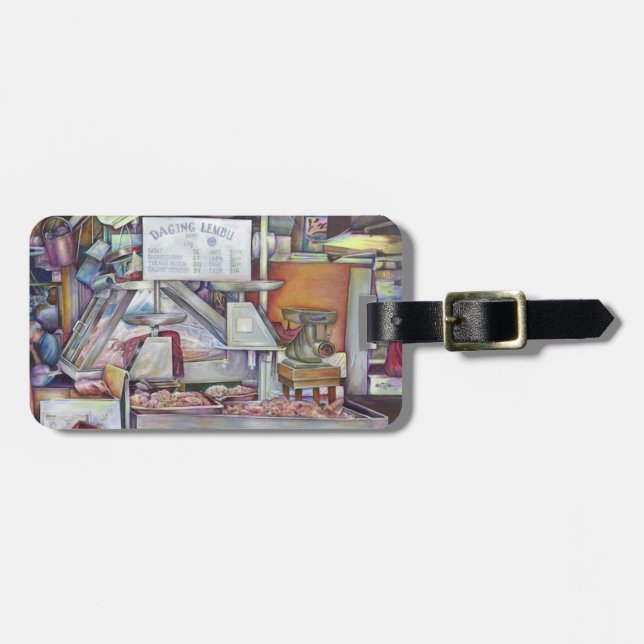 Étiquette À Bagage Retour en dix minutes, l'anniversaire de la femme  (Devant horizontal)