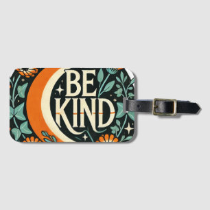 Étiquette À Bagage Retro Be Kind