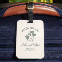 Retro Luxe Beach Social Club Logo Bachelorette