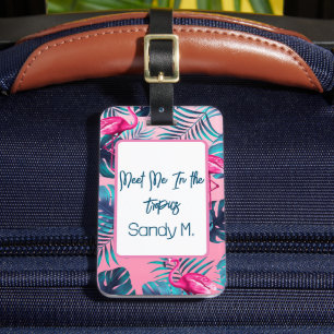 Étiquette À Bagage Retrouvez-Moi Sous Les Tropiques Voyage Filles Ann