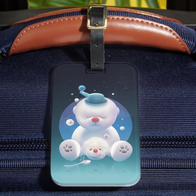 Étiquette À Bagage Rêve de Bichon Ice Shaver (Insitu Rectoal 2)