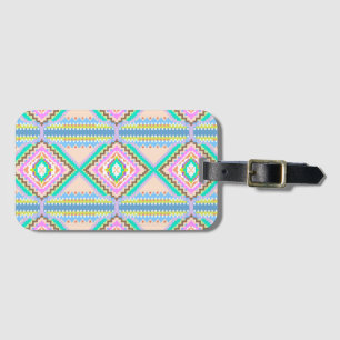 Étiquette À Bagage Rêve Pastel Électrique Kaléidoscope