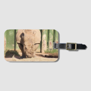 Étiquette À Bagage Rhino blanc