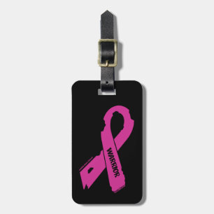 Étiquette À Bagage Ribbon déchiré/Guerrier...Cancer du sein