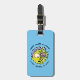 Étiquette À Bagage RICK ET MORTY™  Citation de vol de mortier Stylisé