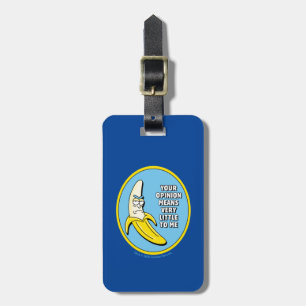 Étiquette À Bagage RICK ET MORTY™  Insigne de brique banana