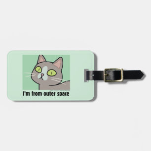 Étiquette À Bagage RICK ET MORTY™  Je viens de l'espace extra-atmosph