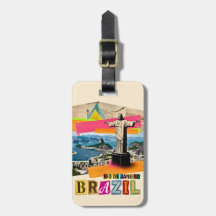 Rio de Janeiro Brazil Christ Retro Collage Travel