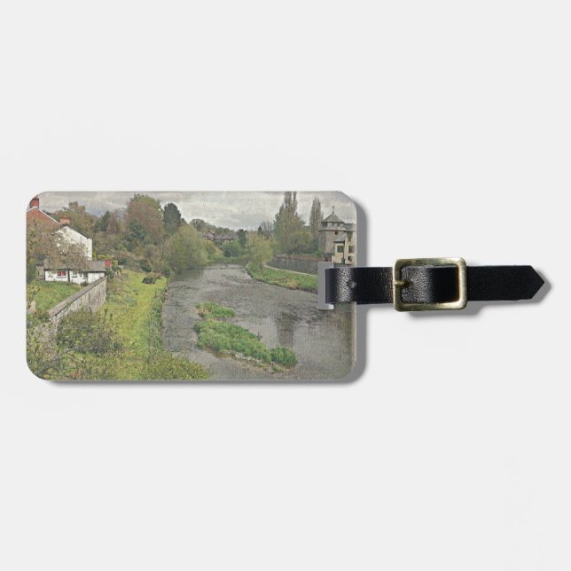 Étiquette À Bagage River Hafren à Newtown, Powys (Devant horizontal)