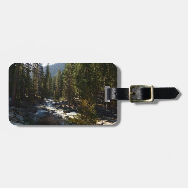Étiquette À Bagage Rivière Kaweah dans le parc national de Sequoia (Devant horizontal)