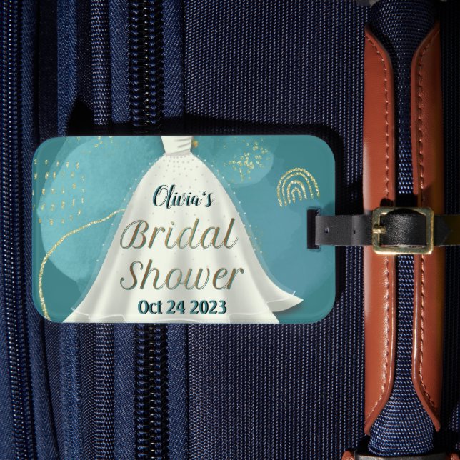 Étiquette À Bagage Robe de mariée pour la fête prénuptiale, paillette (Insitu Rectoal 4)