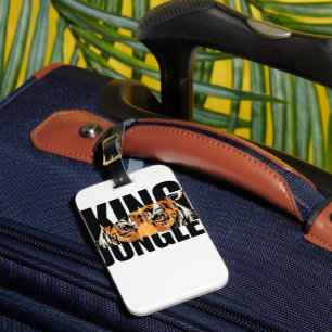 Étiquette À Bagage Roi de la Jungle