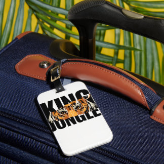 Étiquette À Bagage Roi de la Jungle