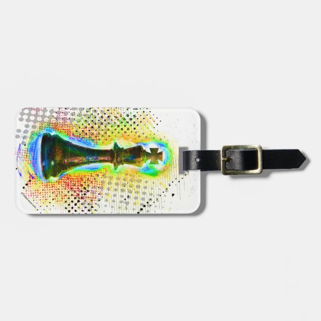 Étiquette À Bagage Roi frais (Devant horizontal)