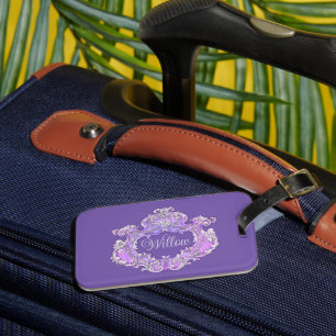 Étiquette À Bagage Romantique, Feminine, Personnalisé