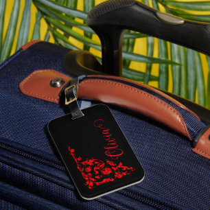 Étiquette À Bagage Romantique, Personnalisé Vintage