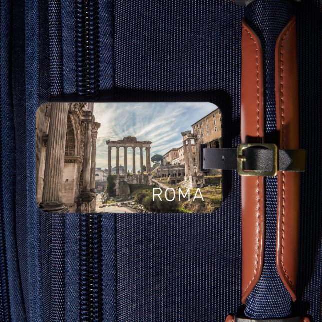Étiquette À Bagage Rome Forum Romanum Italie Vacances Souvenir (Insitu Rectoal 4)