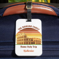 Rome Italie Famille Voyage Colisée Coucher de sole